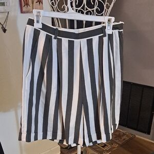 Vintage Striped Silk Shorts/Bloomers, Sz S